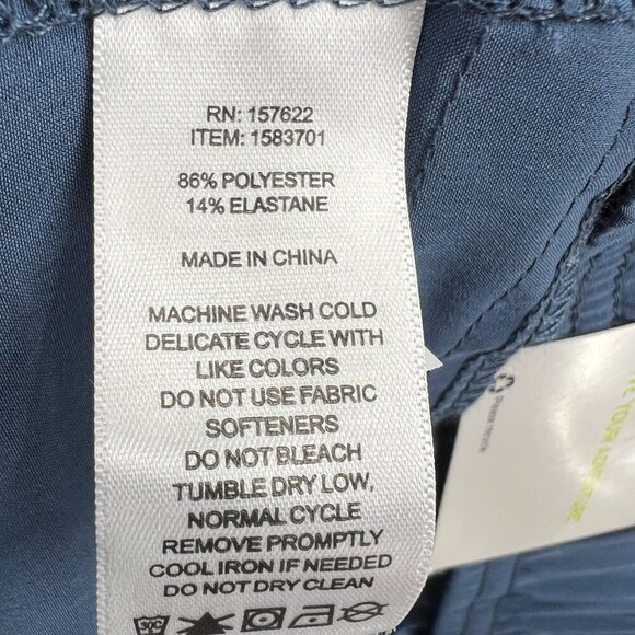 Eddie Bauer Women's Departure Ankle Pants size XL NWT Blue - Picture 12 of 13